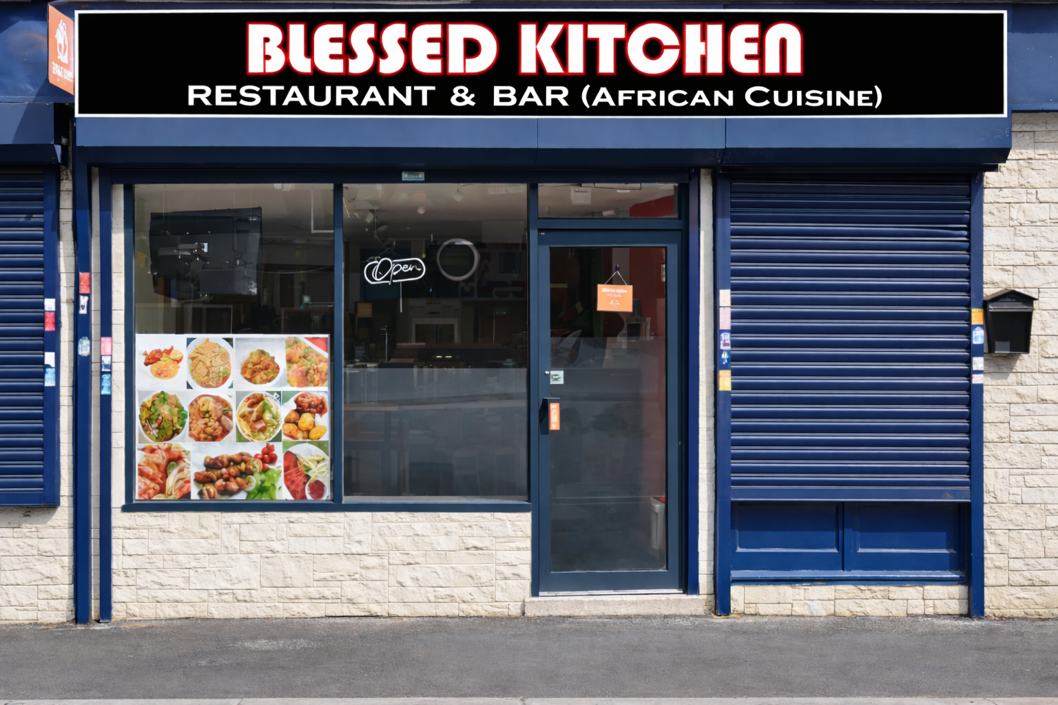 Blessed Kitchen storefront on Ilkeston Road, Nottingham