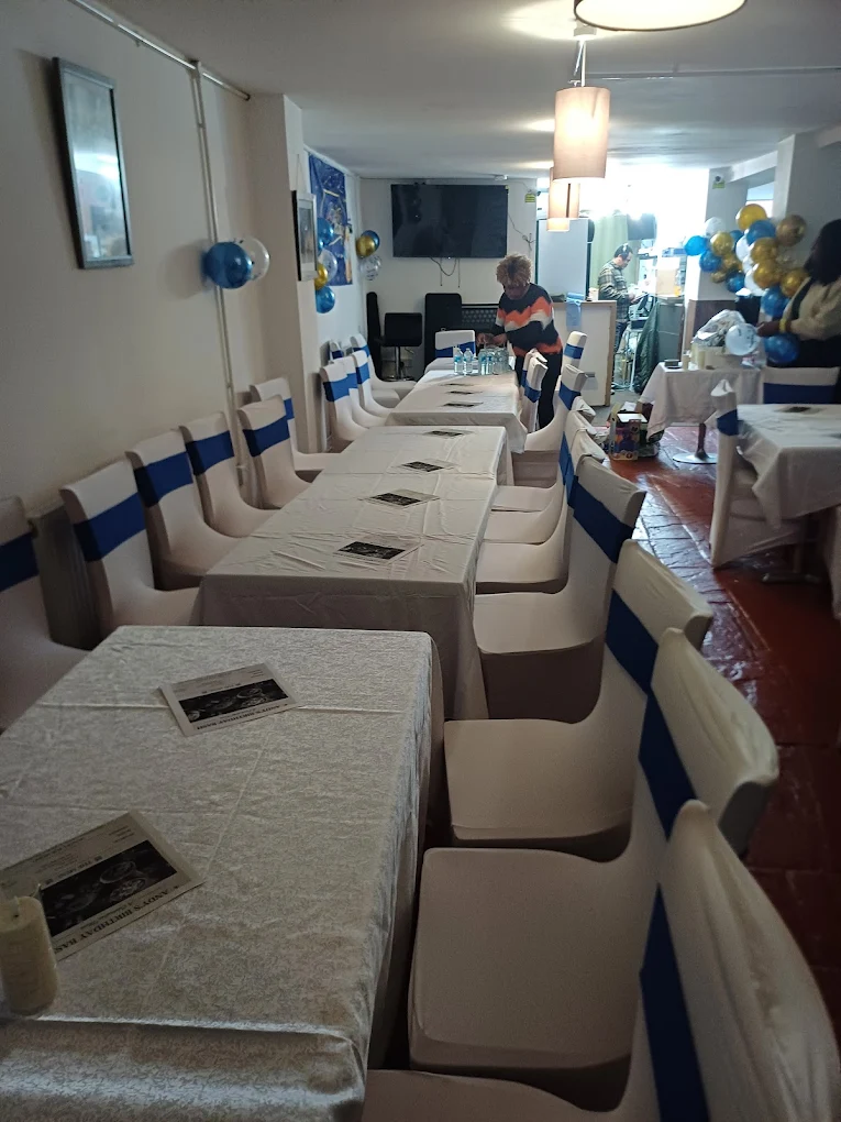 Seating and chair decor for private events at Blessed Kitchen