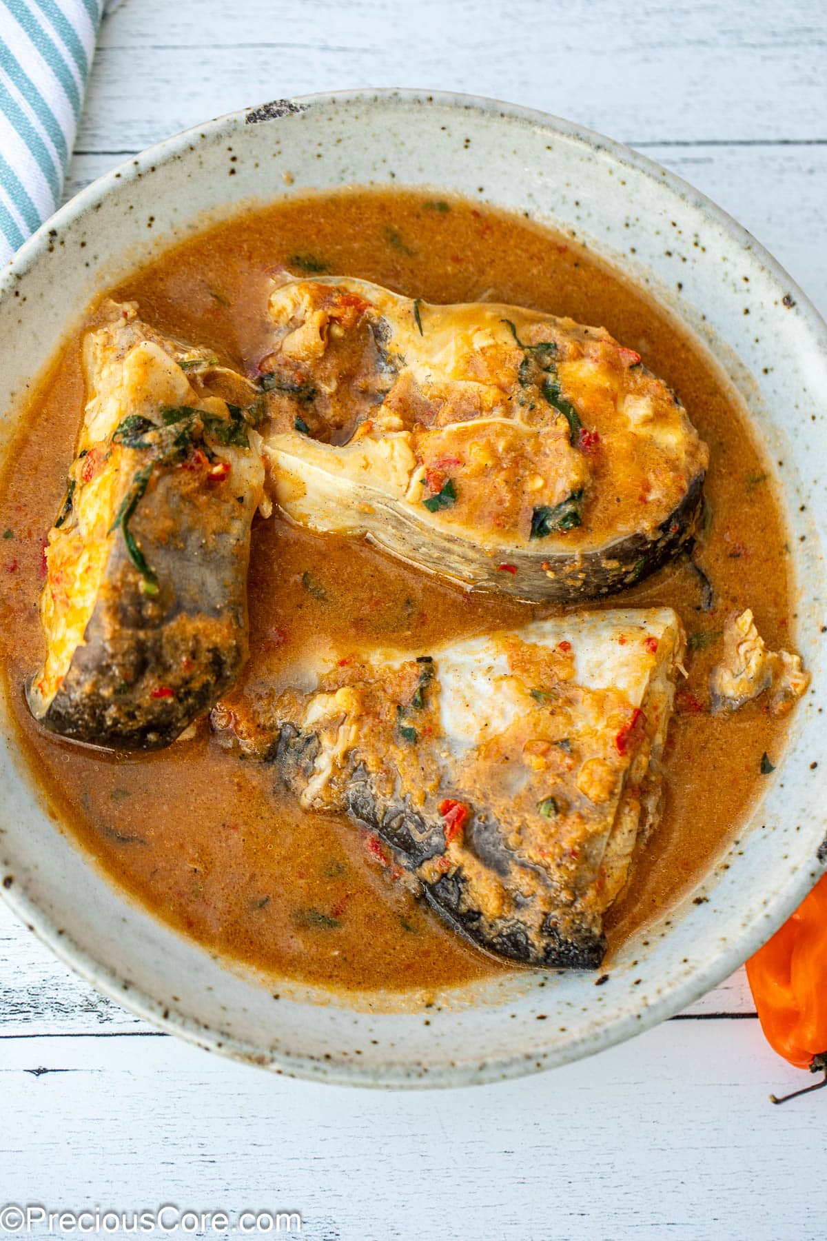 Full Catfish pepper soup